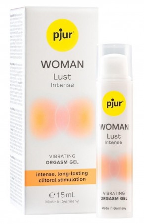 pjur WOMAN Lust Intense, 15 ml - Vibrating Orgasm Gel - Żel do Stymulacji Łechtaczki