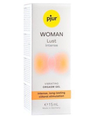 pjur WOMAN Lust Intense, 15 ml - Vibrating Orgasm Gel - Żel do Stymulacji Łechtaczki