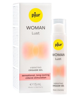 pjur WOMAN Lust, 15 ml - Vibrating Orgasm Gel