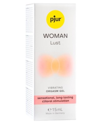 pjur WOMAN Lust, 15 ml - Vibrating Orgasm Gel
