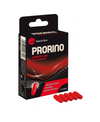 Supl.diety-PRORINO Women- 5pcs black line Libido Caps