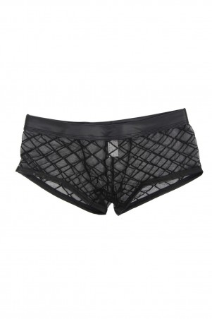 MEN'S BOXERS MP056 BLACK (Size: S)