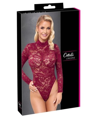 Lace Body Czerwone - L