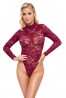 Lace Body Czerwone - L
