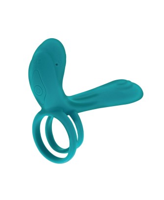 Couples Vibrator Ring Green - Pierścień Erekcyjny