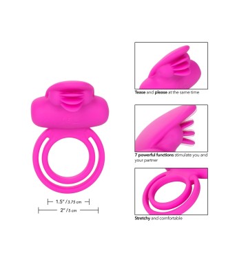 Dual Clit Flicker Enhancer Pink