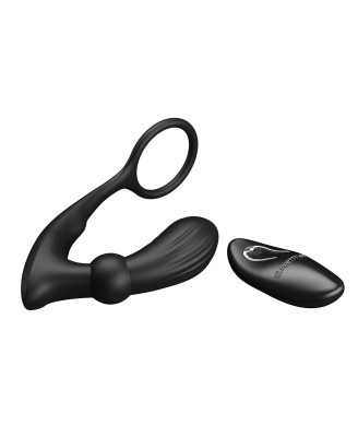 PRETTY LOVE - Warren Black, 12 vibration functions 12 pulse wave settings Wireless remote control