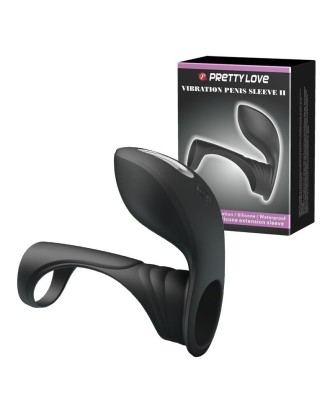PRETTY LOVE -VIBRATION PENIS SLEEVE II, 7 vibration functions Memory function