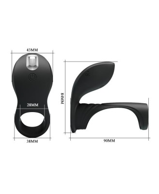 PRETTY LOVE -VIBRATION PENIS SLEEVE II, 7 vibration functions Memory function