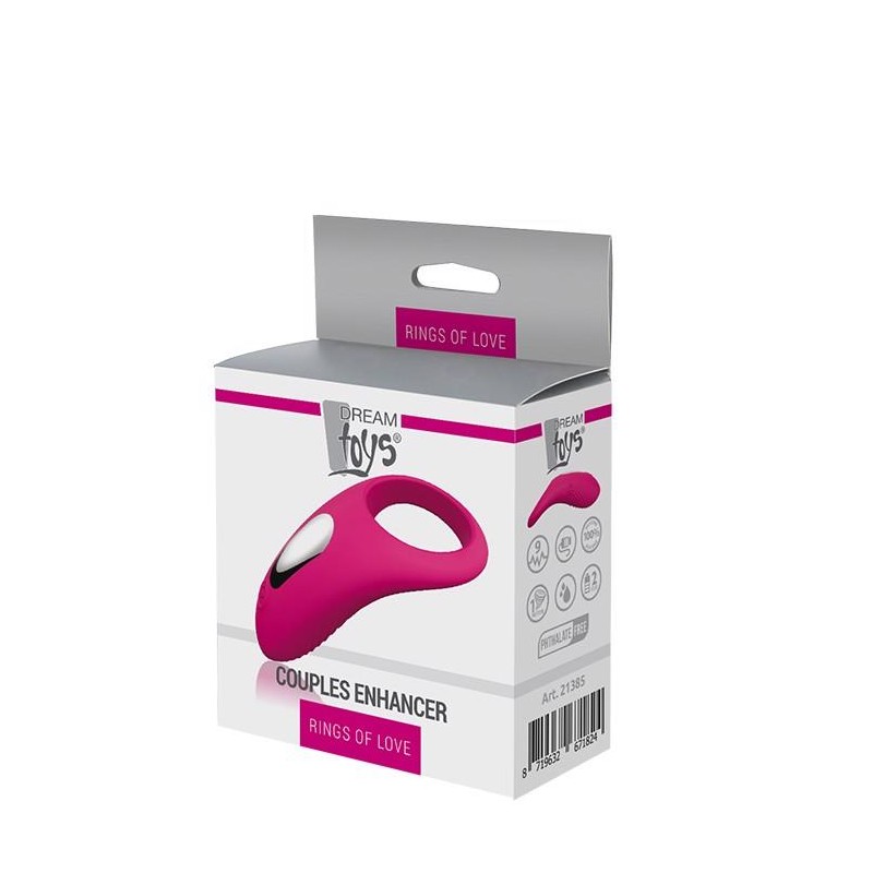 RINGS OF LOVE COUPLES ENHANCER MAGENTA