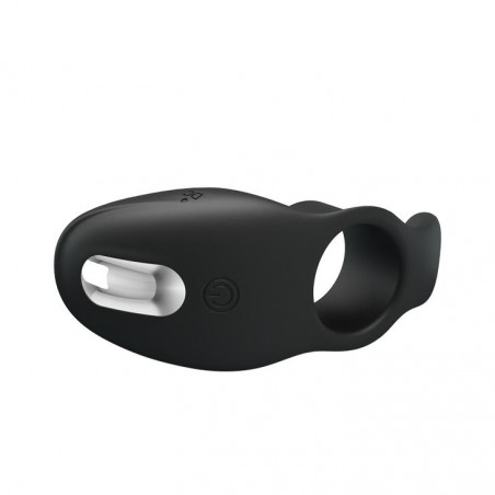 PRETTY LOVE - Vibration Penis Sleeve 7 FUNCTIONS BLACK