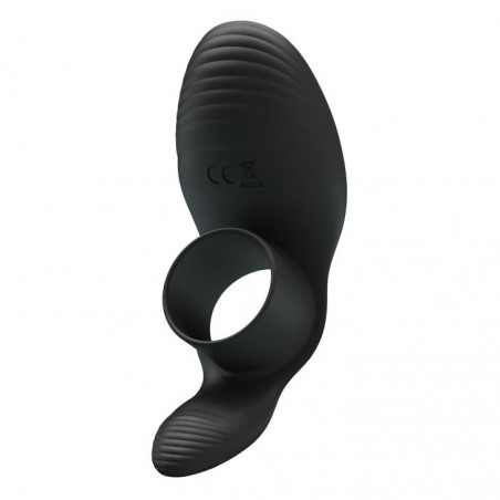 PRETTY LOVE - Vibration Penis Sleeve 7 FUNCTIONS BLACK