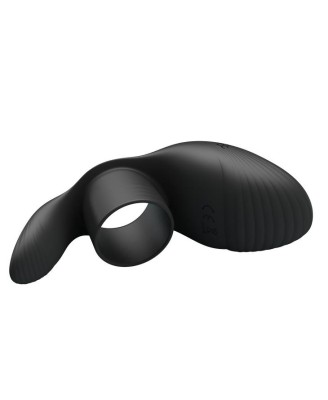 PRETTY LOVE - Vibration Penis Sleeve 7 FUNCTIONS BLACK
