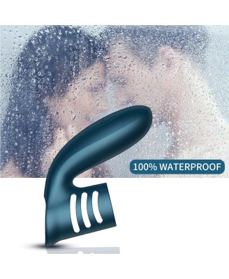 Wibrator-Silicone Ring Blue USB 7 Function