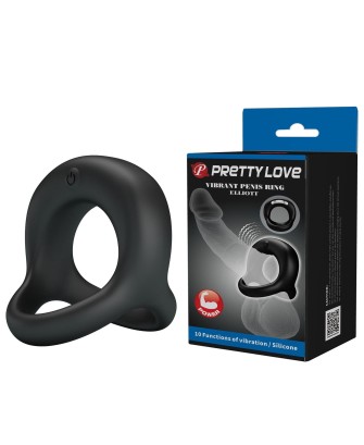 PRETTY LOVE - VIBRANT PENIS RING ELLIOTT - Pierścień Erekcyjny