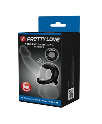 PRETTY LOVE - VIBRANT PENIS RING ELLIOTT - Pierścień Erekcyjny