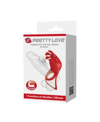PRETTY LOVE - VIBRATION PENIS RING, Ruben, 7 vibration functions