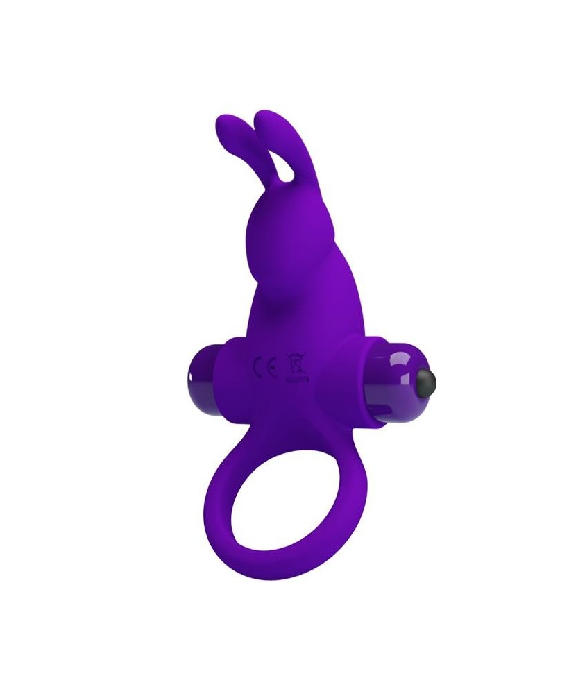 PRETTY LOVE - VIBRANT PENIS RING I Purple