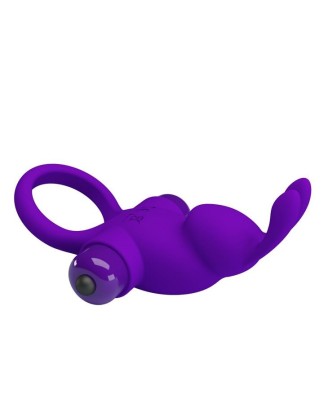 PRETTY LOVE - VIBRANT PENIS RING I Purple