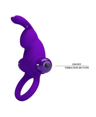 PRETTY LOVE - VIBRANT PENIS RING I Purple