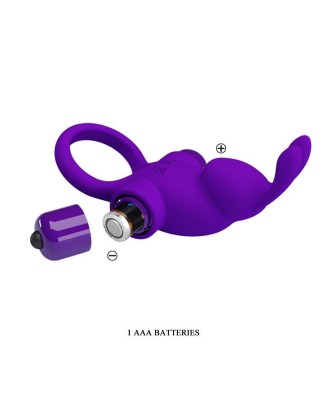 PRETTY LOVE - VIBRANT PENIS RING I Purple