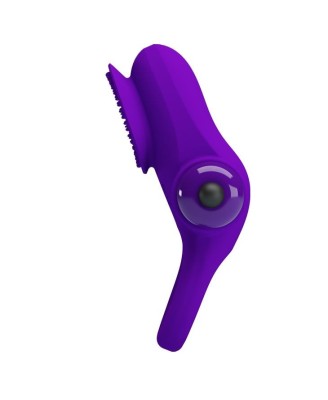 PRETTY LOVE - VIBRANT PENIS RING II Purple