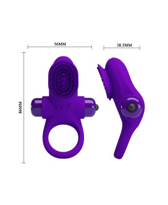 PRETTY LOVE - VIBRANT PENIS RING II Purple