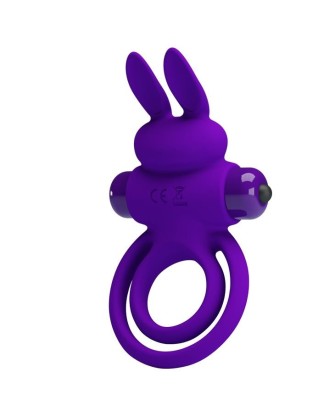 PRETTY LOVE - VIBRANT PENIS RING III 10 Functions Purple