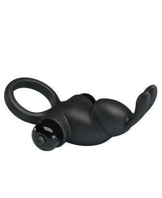 PRETTY LOVE - VIBRANT PENIS RING I Black