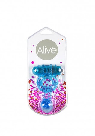 Pierścień-Wibrator - Ring. Double. Func:1. Blue