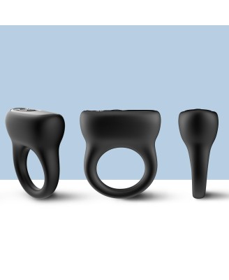 Oring Black - Wibrujący Pierścień Erekcyjny