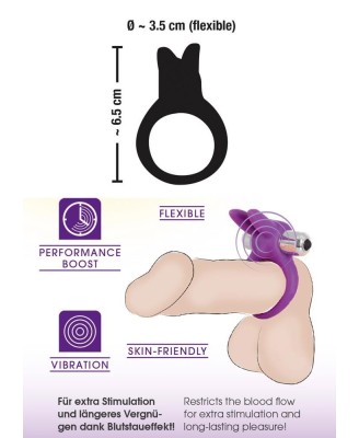 Cock Ring Rabbit - Wibrujący Pierścień Erekcyjny