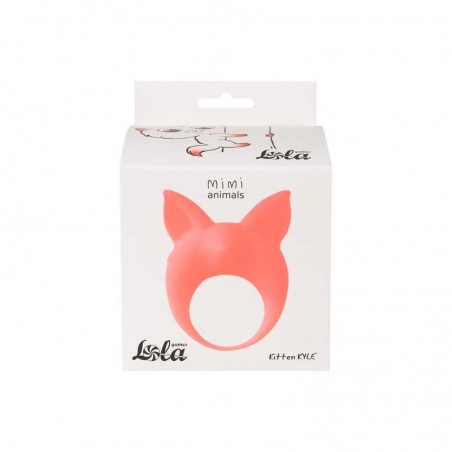 Pierscien- Vibrating Cockring MiMi Animals Kitten Kyle Orange