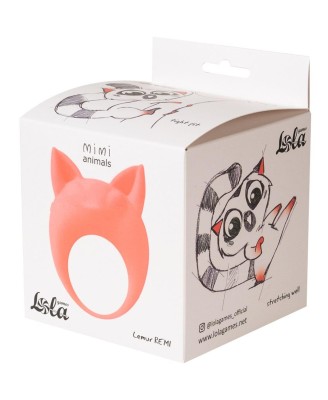 Pierścień- Vibrating Cockring MiMi Animals Lemur Remi Orange