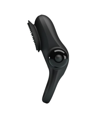 PRETTY LOVE - VIBRANT PENIS RING II Black