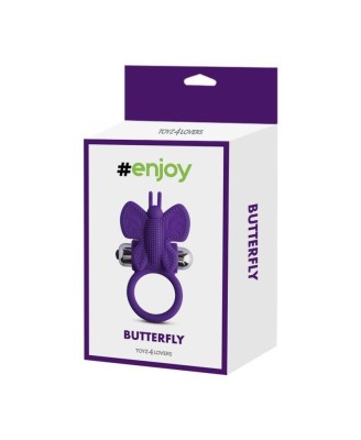 Pierścień- Anello fallico vibrante butterfly Toyz4Lovers