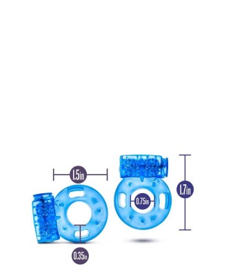 STAY HARD VIBRATING COCK RINGS 2PACK
