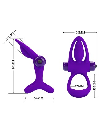 PRETTY LOVE - VIBRATION COCK RING, 10 vibration functions