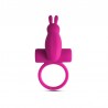 Anello fallico vibrante con rabbit Pink
