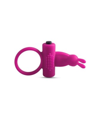 Anello fallico vibrante con rabbit Pink