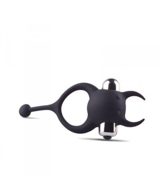 Pierścień-Anello fallico vibrante devil cock ring