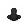 Power Clit Duo Silicone Cockring Black