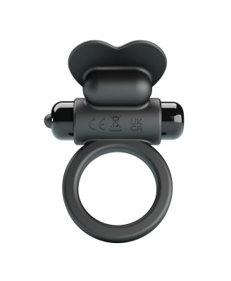 PRETTY LOVE - VIBRANT PENIS RING DEBONAIRE Black, 10 vibration functions