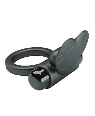 PRETTY LOVE - VIBRANT PENIS RING DEBONAIRE Black, 10 vibration functions
