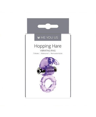Pierścień- Me You Us Hopping Hare Cock Ring Purple
