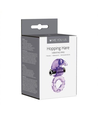 Pierścień- Me You Us Hopping Hare Cock Ring Purple