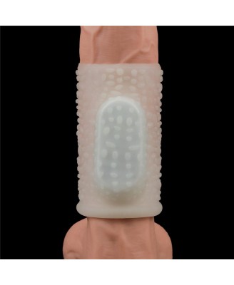 Vibrating Drip Knights Ring (White) - Wibrujący Pierścień Erekcyjny