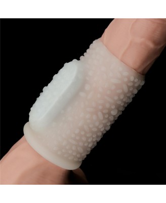 Vibrating Drip Knights Ring (White) - Wibrujący Pierścień Erekcyjny