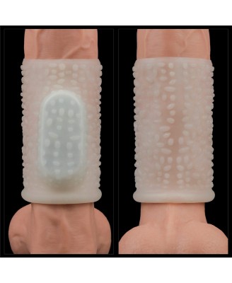 Vibrating Drip Knights Ring (White) - Wibrujący Pierścień Erekcyjny