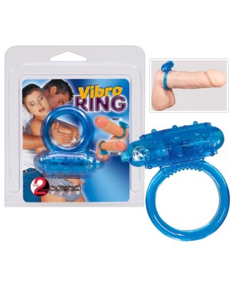 Vibrating cockring blue